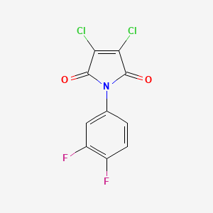 3,4-dichloro-1-(3,4-difluorophenyl)-1H-pyrrole-2,5-dione