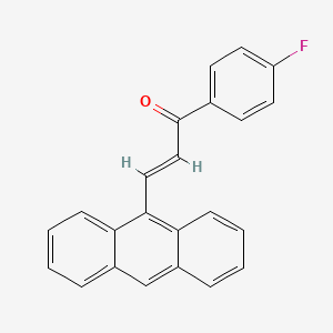 3-(9-Anthryl)-1-(4-fluorophenyl)prop-2-en-1-one
