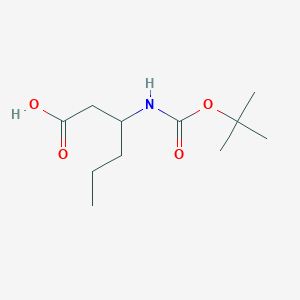 3-tert-Butoxycarbonylamino-hexanoic acid