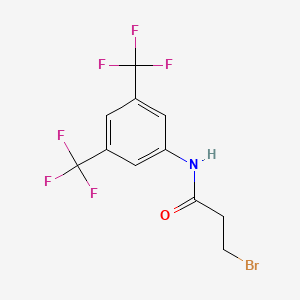 N1-[3,5-di(trifluoromethyl)phenyl]-3-bromopropanamide
