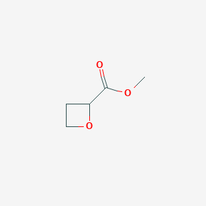 molecular formula C5H8O3 B3041351 Oxetane-2-carboxylic acid methyl ester CAS No. 28417-99-4