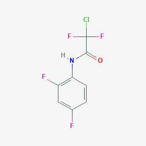 molecular formula C8H4ClF4NO B3041356 2-chloro-N-(2,4-difluorophenyl)-2,2-difluoroacetamide CAS No. 284664-78-4