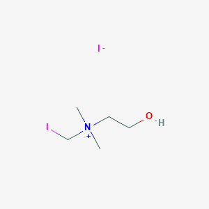 molecular formula C5H13I2NO B3041369 Iodocholine iodide CAS No. 28508-22-7