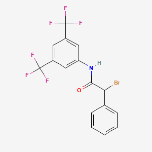 N1-[3,5-di(trifluoromethyl)phenyl]-2-bromo-2-phenylacetamide