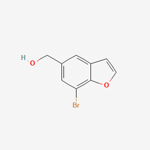 B3041389 5-Hydroxymethyl-7-bromobenzofuran CAS No. 286836-24-6