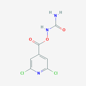 molecular formula C7H5Cl2N3O3 B3041406 Carbamoylamino 2,6-dichloropyridine-4-carboxylate CAS No. 287922-67-2