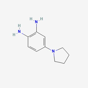 molecular formula C10H15N3 B3041435 4-(吡咯烷-1-基)苯-1,2-二胺 CAS No. 289913-84-4