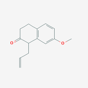 molecular formula C14H16O2 B3041437 1-Allyl-7-methoxy-2-tetralone CAS No. 29093-46-7