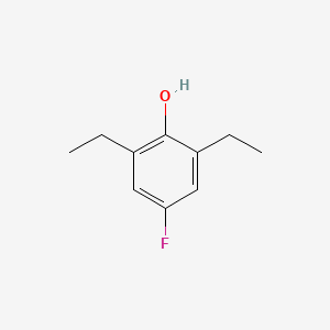 molecular formula C10H13FO B3041443 2,6-Diethyl-4-fluorophenol CAS No. 2928-20-3