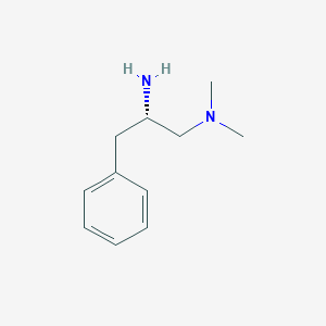 B3041450 (1S)-1-Benzyl-2-(dimethylamino) Ethylamine CAS No. 29802-26-4