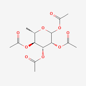 molecular formula C14H20O9 B3041463 四-O-乙酰-L-鼠李糖吡喃糖 CAS No. 30021-94-4