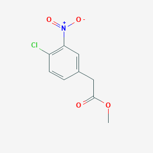 molecular formula C9H8ClNO4 B3041464 2-(4-氯-3-硝基苯基)乙酸甲酯 CAS No. 300355-23-1