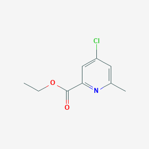 molecular formula C9H10ClNO2 B3041543 Ethyl 4-chloro-6-methylpyridine-2-carboxylate CAS No. 315494-03-2