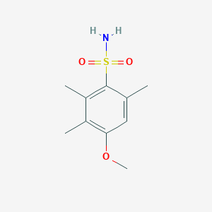 molecular formula C10H15NO3S B3041547 4-甲氧基-2,3,6-三甲基苯磺酰胺 CAS No. 316831-31-9