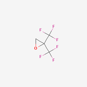 molecular formula C4H2F6O B3041556 2,2-Bis(trifluoromethyl)oxirane CAS No. 31898-68-7