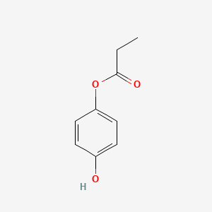 molecular formula C9H10O3 B3041563 p-Hydroxyphenyl propanoate CAS No. 3233-34-9