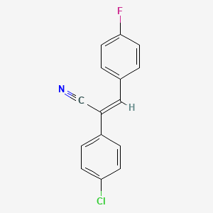 (Z)-2-(4-Chlorophenyl)-3-(4-fluorophenyl)acrylonitrile