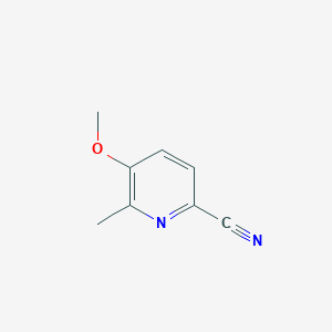 molecular formula C8H8N2O B3041566 5-Methoxy-6-methylpicolinonitrile CAS No. 324028-92-4