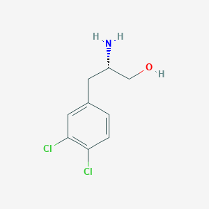 molecular formula C9H11Cl2NO B3041569 (S)-β-氨基-3,4-二氯苯丙醇 CAS No. 325687-06-7