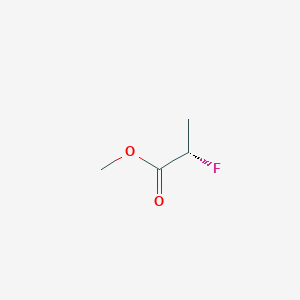molecular formula C4H7FO2 B3041570 2-氟丙酸甲酯(S)- CAS No. 325690-13-9