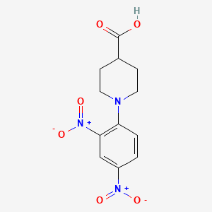 molecular formula C12H13N3O6 B3041571 1-(2,4-二硝基苯基)哌啶-4-羧酸 CAS No. 325701-99-3