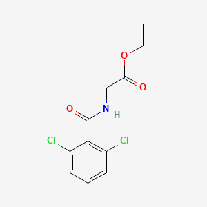 molecular formula C11H11Cl2NO3 B3041601 2-[(2,6-二氯苯甲酰)氨基]乙酸乙酯 CAS No. 329931-03-5