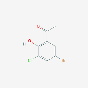 1-(5-Bromo-3-chloro-2-hydroxyphenyl)ethan-1-one