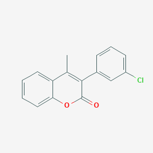 molecular formula C16H11ClO2 B3041628 3-(3-Chlorophenyl)-4-methylchromen-2-one CAS No. 332104-19-5