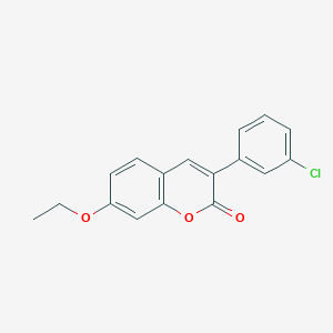 3-(3-Chlorophenyl)-7-ethoxychromen-2-one
