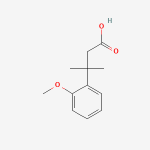 molecular formula C12H16O3 B3041655 3-(2-Methoxyphenyl)-3-methylbutanoic acid CAS No. 33214-38-9