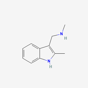 N-Methyl-N-[(2-methyl-1H-indol-3-yl)methyl]amine