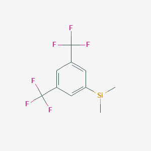 [3,5-Bis(trifluoromethyl)phenyl]-dimethylsilicon