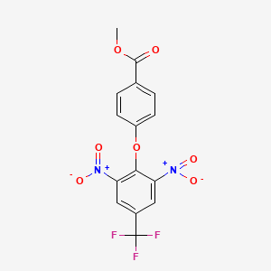 Methyl 4-[2,6-dinitro-4-(trifluoromethyl)phenoxy]benzenecarboxylate