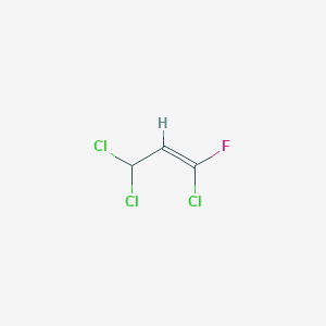 molecular formula C3H2Cl3F B3041710 1-Fluoro-1,3,3-trichloroprop-1-ene CAS No. 343265-68-9