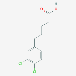molecular formula C11H12Cl2O2 B3041716 5-(3,4-二氯苯基)戊酸 CAS No. 34658-33-8