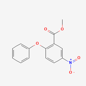 molecular formula C14H11NO5 B3041717 Methyl 5-nitro-2-phenoxybenzoate CAS No. 346704-90-3