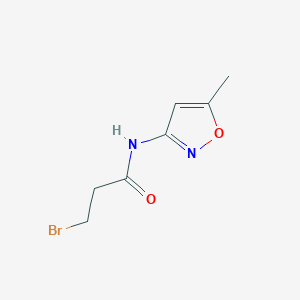 molecular formula C7H9BrN2O2 B3041721 3-Bromo-N-(5-methylisoxazol-3-yl)propanamide CAS No. 349442-99-5