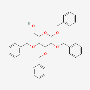 molecular formula C34H36O6 B3041725 [3,4,5,6-Tetrakis(phenylmethoxy)oxan-2-yl]methanol CAS No. 35017-04-0