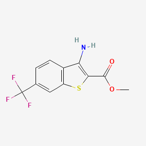 Methyl 3-amino-6-(trifluoromethyl)-1-benzothiophene-2-carboxylate