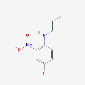 4-fluoro-2-nitro-N-propylaniline