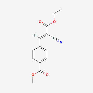 methyl 4-[(E)-2-cyano-3-ethoxy-3-oxoprop-1-enyl]benzoate