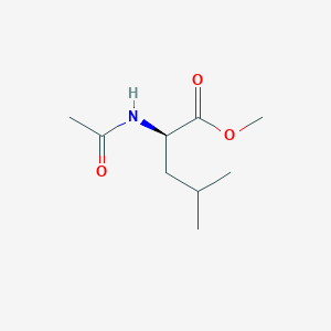 molecular formula C9H17NO3 B3041763 Methyl (2R)-2-acetamido-4-methylpentanoate CAS No. 35799-87-2