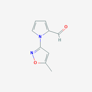1-(5-methyl-1,2-oxazol-3-yl)-1H-pyrrole-2-carbaldehyde