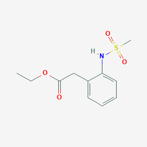 molecular formula C11H15NO4S B3041773 Ethyl 2-(Methylsulfonamido)phenylacetate CAS No. 36064-30-9