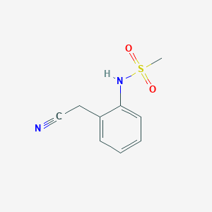 2-(Methylsulfonamido)phenylacetonitrile