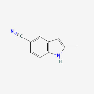 molecular formula C10H8N2 B3041792 2-methyl-1H-indole-5-carbonitrile CAS No. 36798-24-0