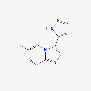 2,6-dimethyl-3-(1H-pyrazol-5-yl)imidazo[1,2-a]pyridine
