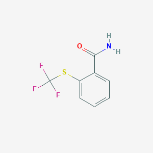 molecular formula C8H6F3NOS B3041814 2-(Trifluoromethylthio)benzamide CAS No. 37526-66-2