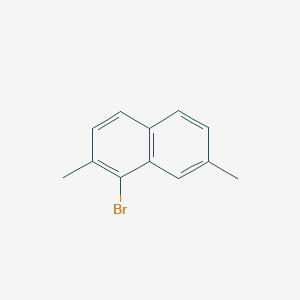 molecular formula C12H11B B3041815 1-Bromo-2,7-dimethylnaphthalene CAS No. 37558-62-6