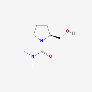 molecular formula C8H16N2O2 B3041819 (S)-2-(羟甲基)-N,N-二甲基吡咯烷-1-甲酰胺 CAS No. 376629-60-6